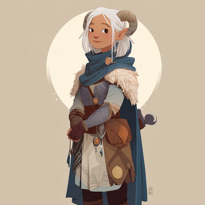 dnd character art and fantasy concept art