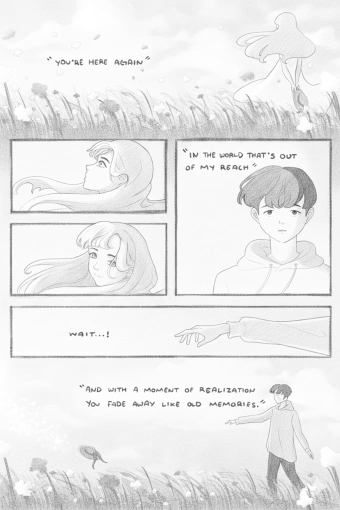 Draw amazing webcomic, comic book, comic illustration, cartoon art ...
