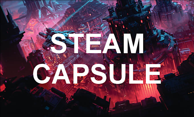 design steam capsules, game banners, and video game posters