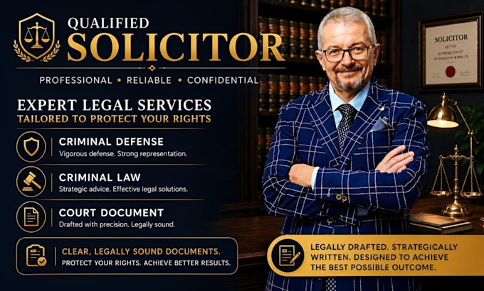 uk solicitor criminal defense civil law criminal law family law court document