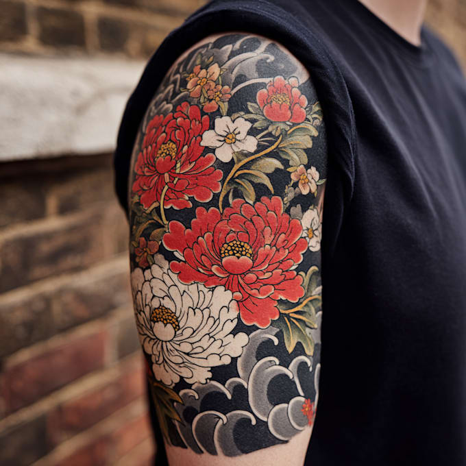 design a tattoo in japanese style