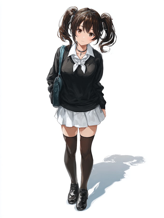draw anime art, original character