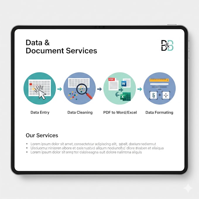 do fast and accurate data entry, cleaning, and sorting
