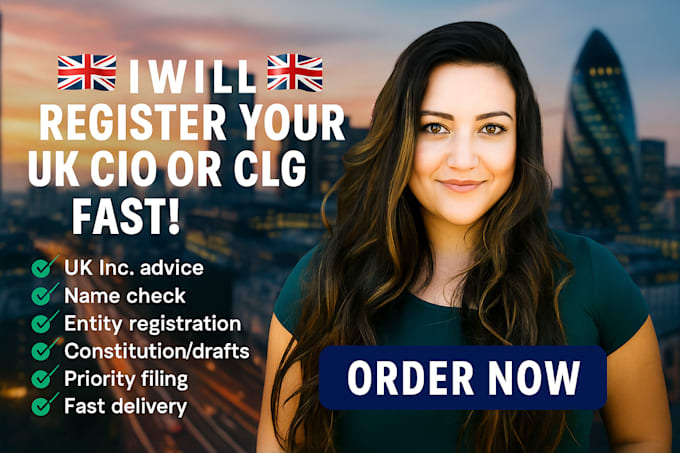 register your UK cio or company limited by guarantee fast