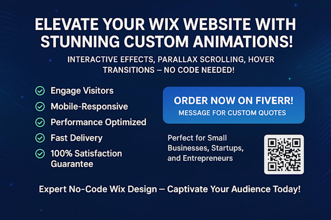 add custom animations to your wix website for stunning looks