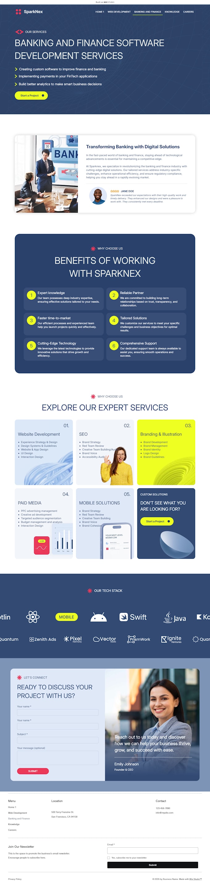 design wix studio website, redesign wix studio website, figma to wix studio
