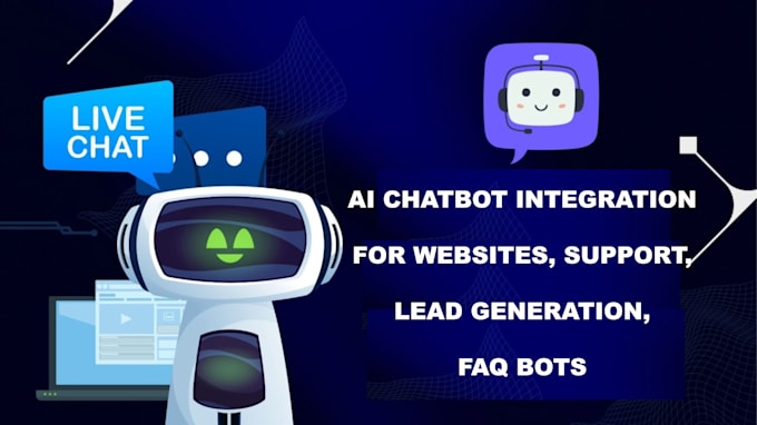do ai chatbot integration for websites, support, lead generation, faq bots