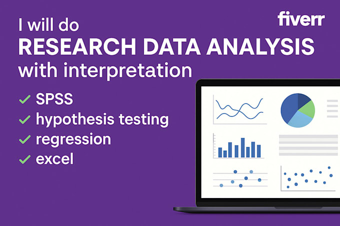Do research report data analysis with interpretation hypothesis testing ...