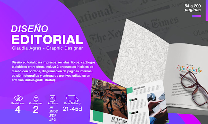 design professional ebooks, catalogs, and print ready marketing materials