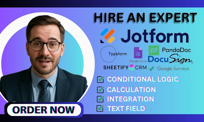 do zoho crm setup jotform cognito form typeform hubspot
