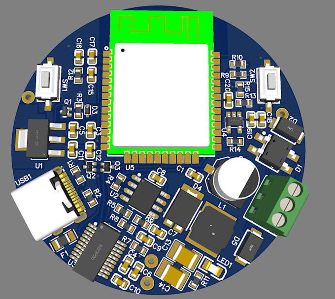 Make pcb design and pcb layout and circuit schematic design by Zoi ...