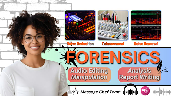 do forensic audio editing cleanup enhancement within 24 hrs using adobe audacity