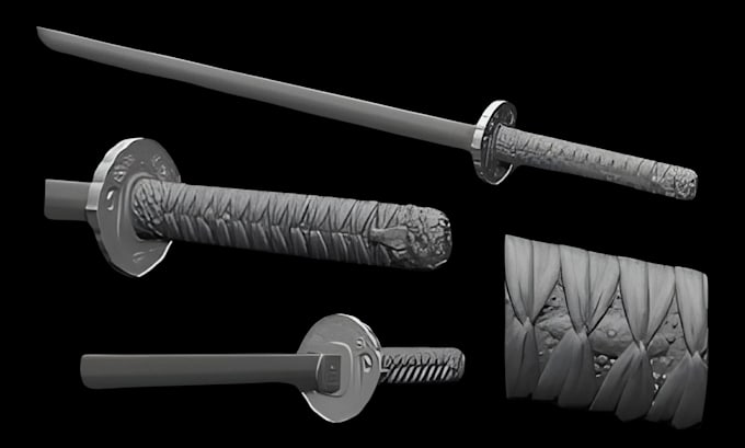 do custom 3d cosplay sword weapon accessories armor props badge for 3d printing