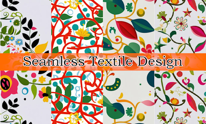 design seamless pattern for textile, fabric prints