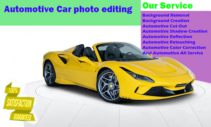 do car photo editing, automotive car bg remove and replace