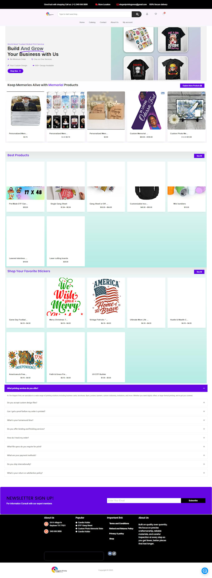 design and develop high quality custom wordpress websites