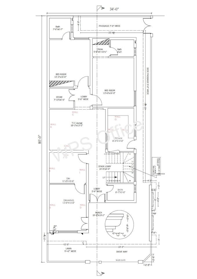 design professional autocad floor plans