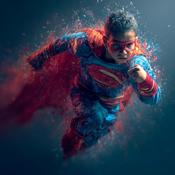 draw a awesome turn yourself into a superhero