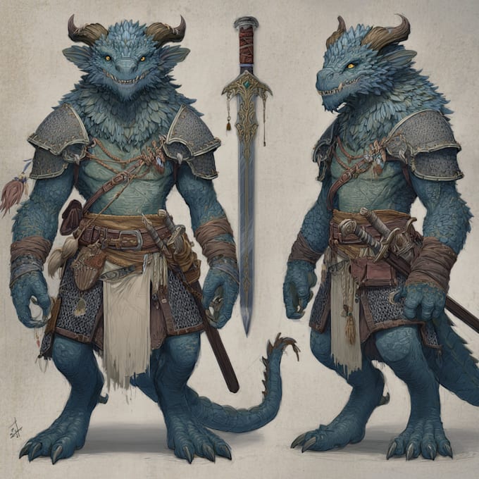 Design dnd character, pfp creatures and monster concept art by ...