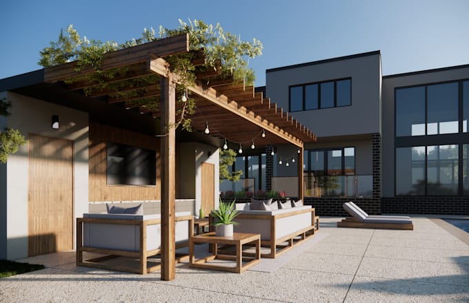 do realistic exterior 3d rendering