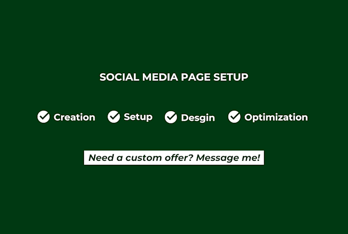 create social media business pages