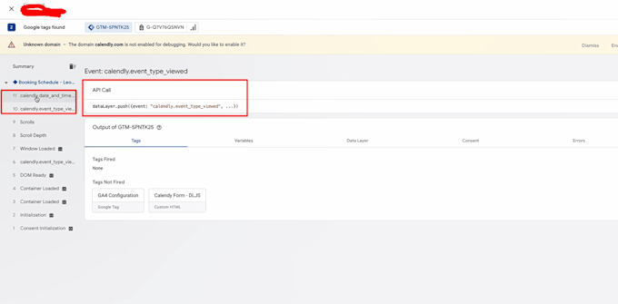 setup or fix booking conversion tracking with GTM, calendly, acuity scheduling