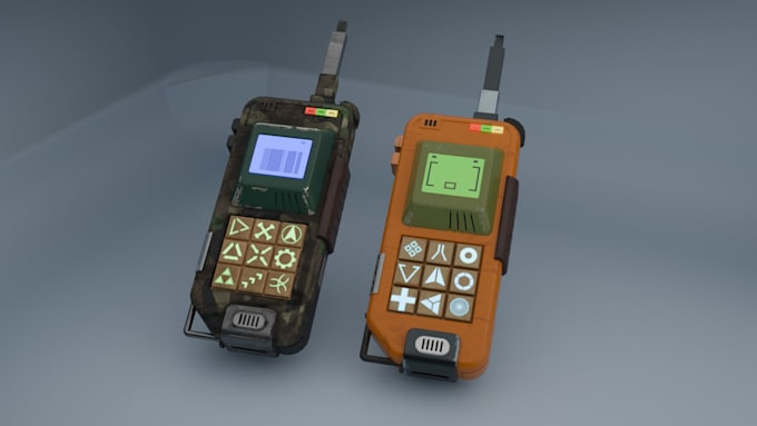 model custom low poly game props and environment assets