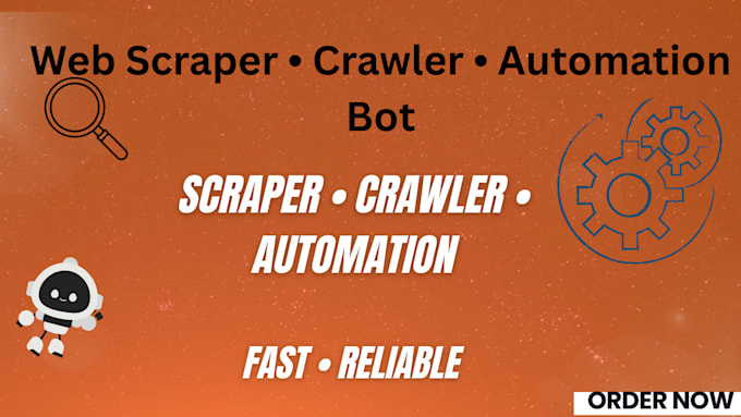 build a custom web scraper, crawler, or automation bot