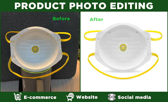 do product photo editing, image retouching