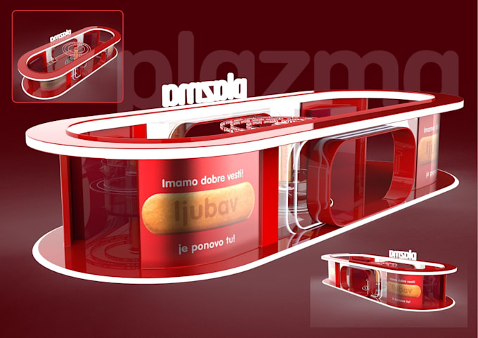 design and render 3d trade booth design
