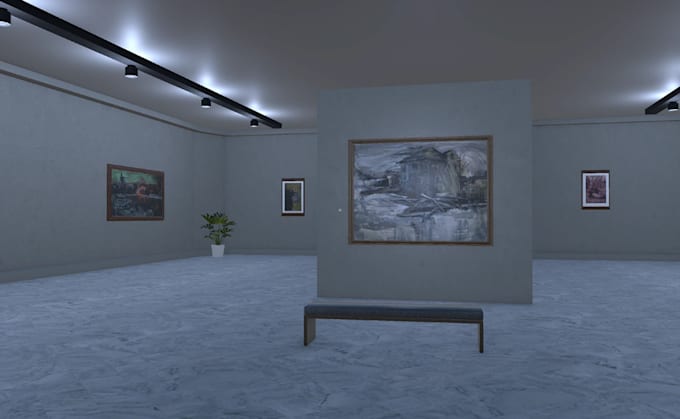 Virtual 3d museum design,gallery art,exhibition room,theatre interior ...