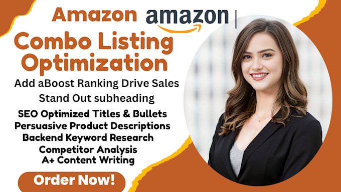 optimize amazon combo listing backend keywords competitor analysis content