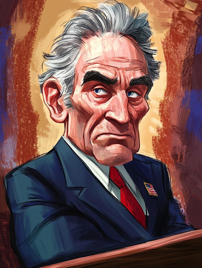 create a political cartoon art