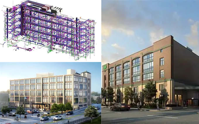 3d bim building model structural design 4d scheduling architectural ...