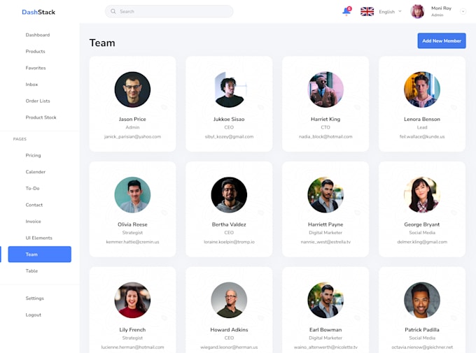 build full stack web app with react next node fastify spring go rust
