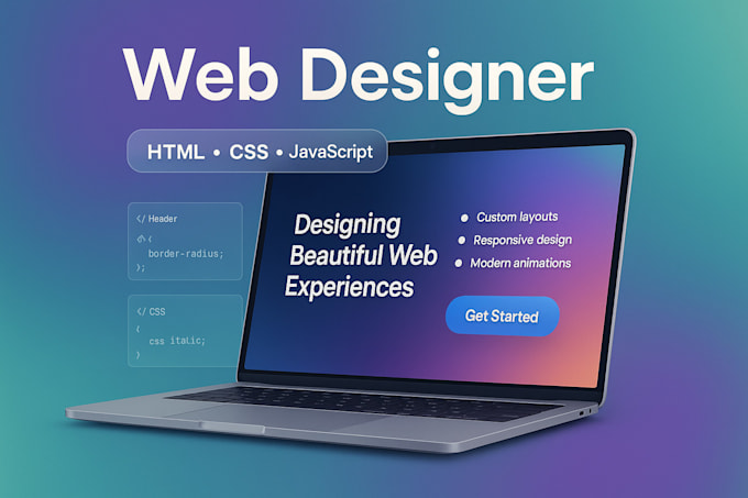 convert figma and PSD to responsive HTML CSS and js
