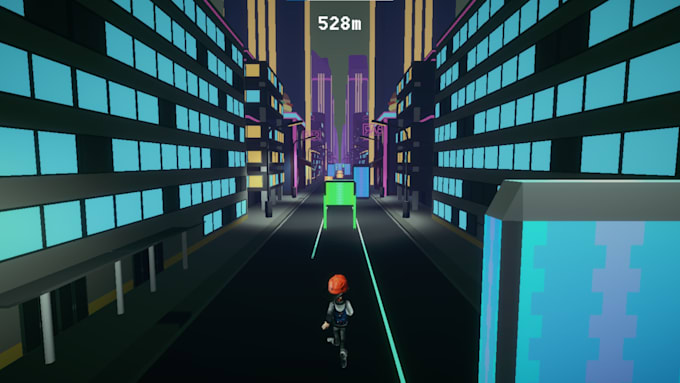 develop professional unity 3d endless runner game