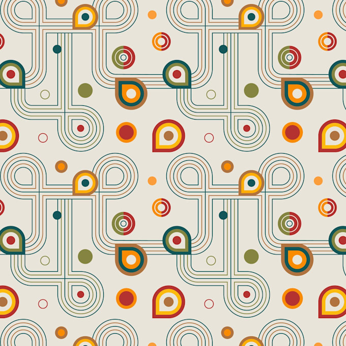 seamless pattern design for fabric, branding