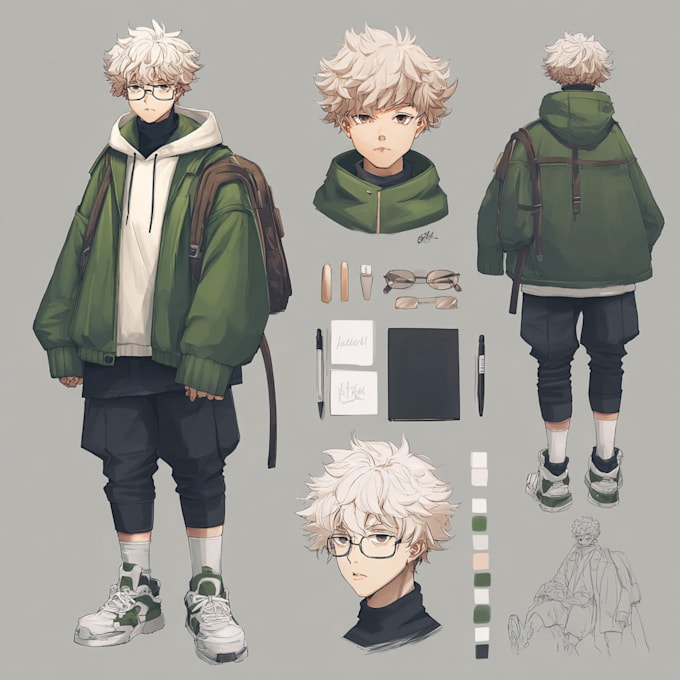 draw or design your oc or fanart anime