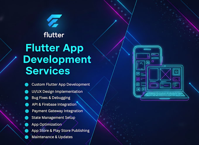 develop premium flutter apps with clean UI
