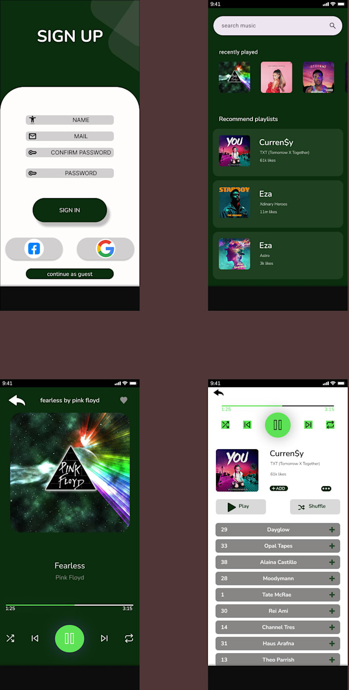 create a figma design from a sketch or low fidelity design