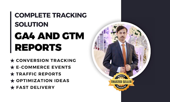 configure google analytics 4, GTM, and ecom tracking for reporting