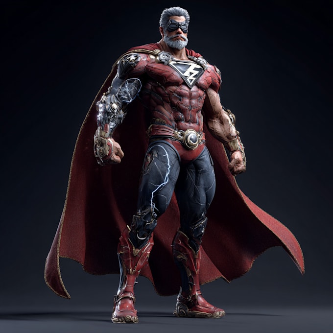 customized you in a superhero famous character