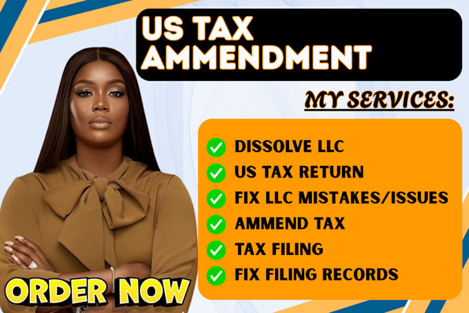 amend tax returns fix llc issues dissolve llc us tax return