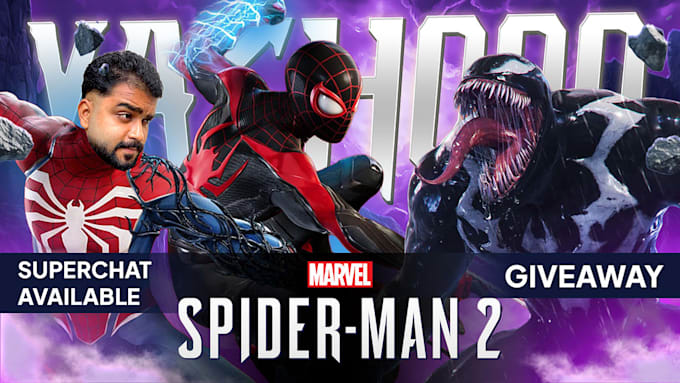design catchy gaming youtube live thumbnails
