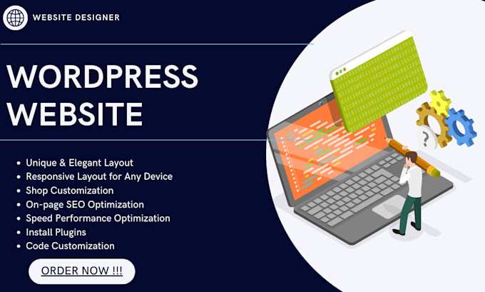 build rebuild or update wordpress website development wordpress website redesign