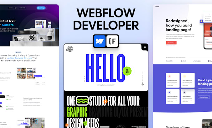 fix webflow website, edit template and responsive issues