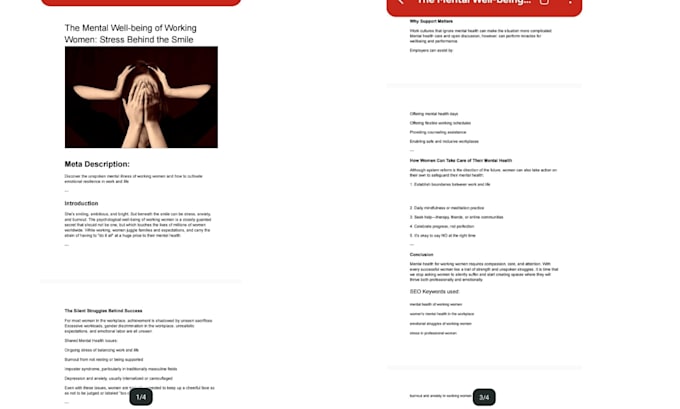 write seo blog posts and website content
