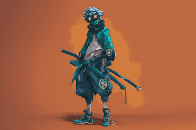 design a concept art character or object