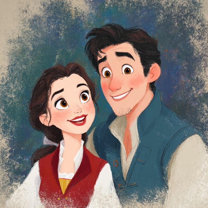 create disney portrait illustration